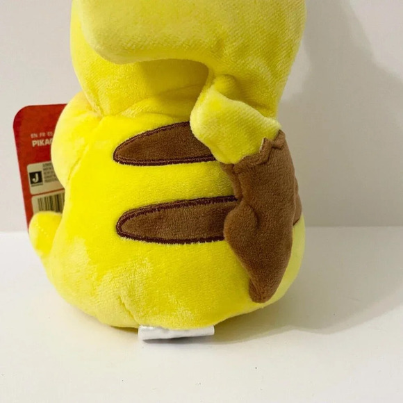 Pokemon Pikachu Plush Winter Holiday Christmas Edition Santa Hat Stars 8 Inch - Picture 12 of 16